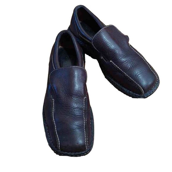 Born Brown Leather Loafers Mens Size 9.5 - Picture 1 of 10